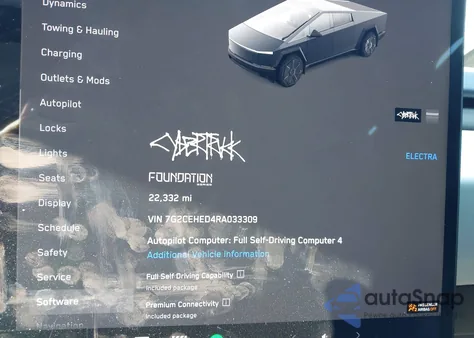 2024 Tesla Cybertruck All-Wheel Drive z USA, uszkodzony, nr VIN 7G2CEHED4RA033309